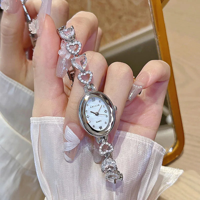 SAILIN Women's Oval Dial Quartz Watch