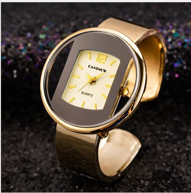 Women's Minimalist Steel Bracelet Quartz Watch