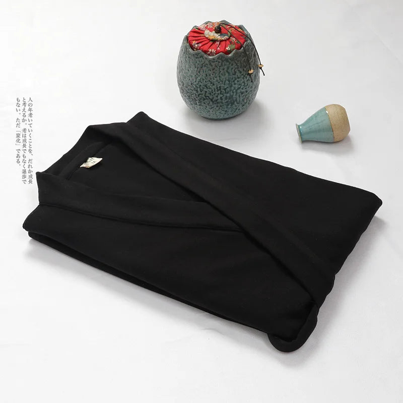 Men's Japanese Kimono Cotton Pajama Set