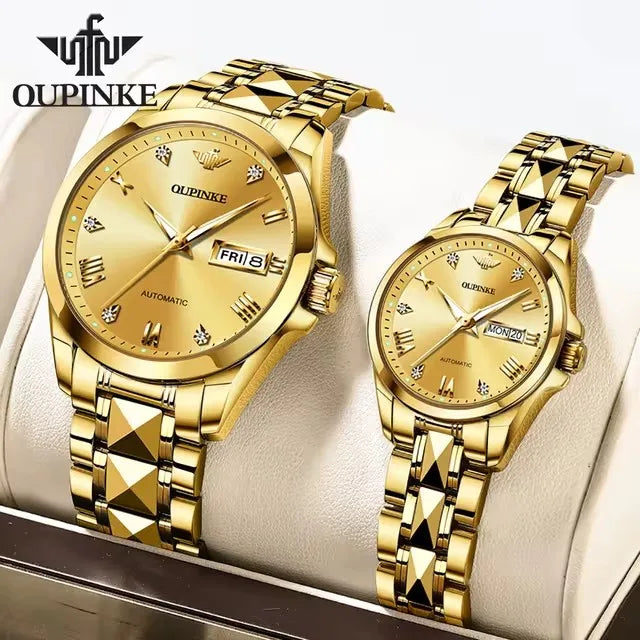 Oupinke Couple Automatic Mechanical Watch