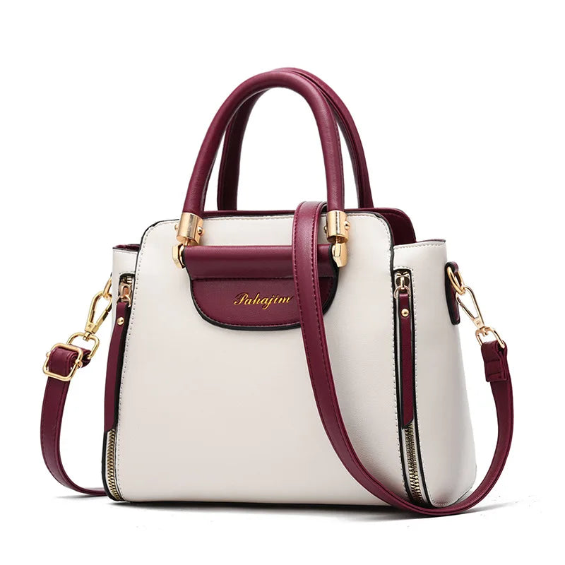 Colorblock Tote Bag Fashion