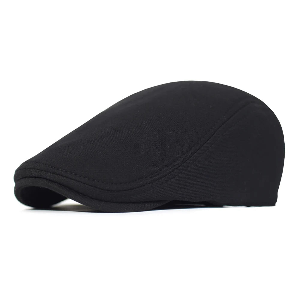 Cotton Retro Flat Cap