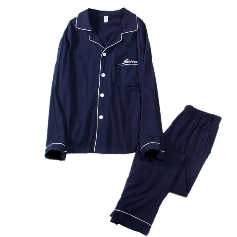 Men's Cotton Oversize Pajama Set 10XL