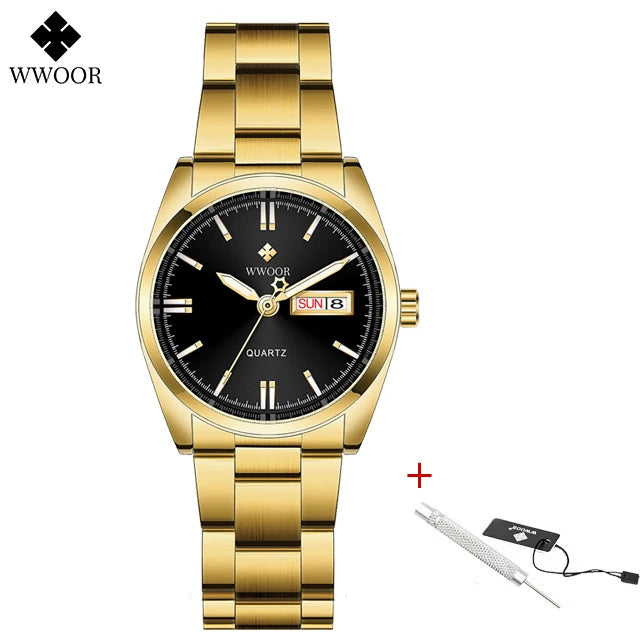 WWOOR Green Bracelet Ladies Watch