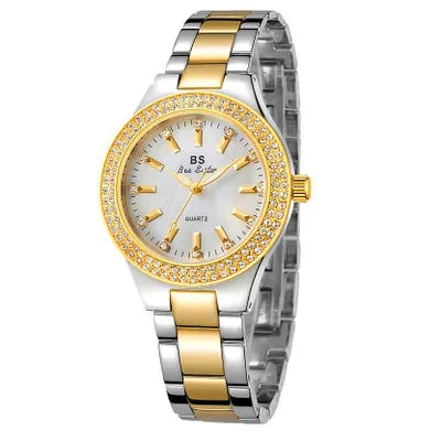 Crystal Rose Gold Dress Watch