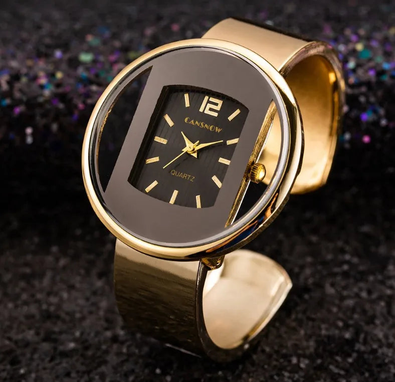 Women's Minimalist Steel Bracelet Quartz Watch