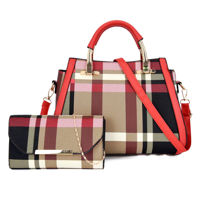 Geometric PU Crossbody Bag
