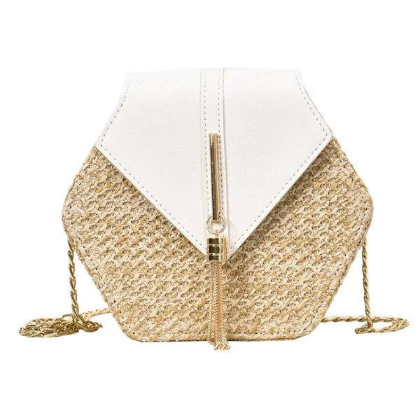 Rattan Woven Bohemian Shoulder Bag