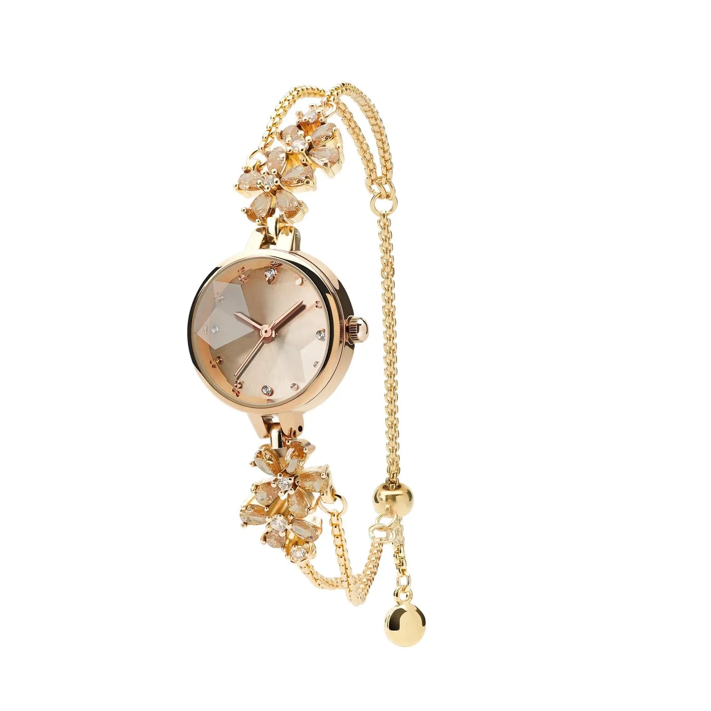 Women's Luxury Bracelet Quartz Watch Steel