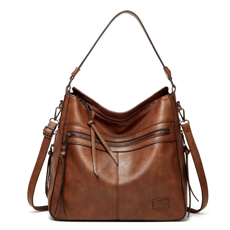 Large Leather Travel Bag