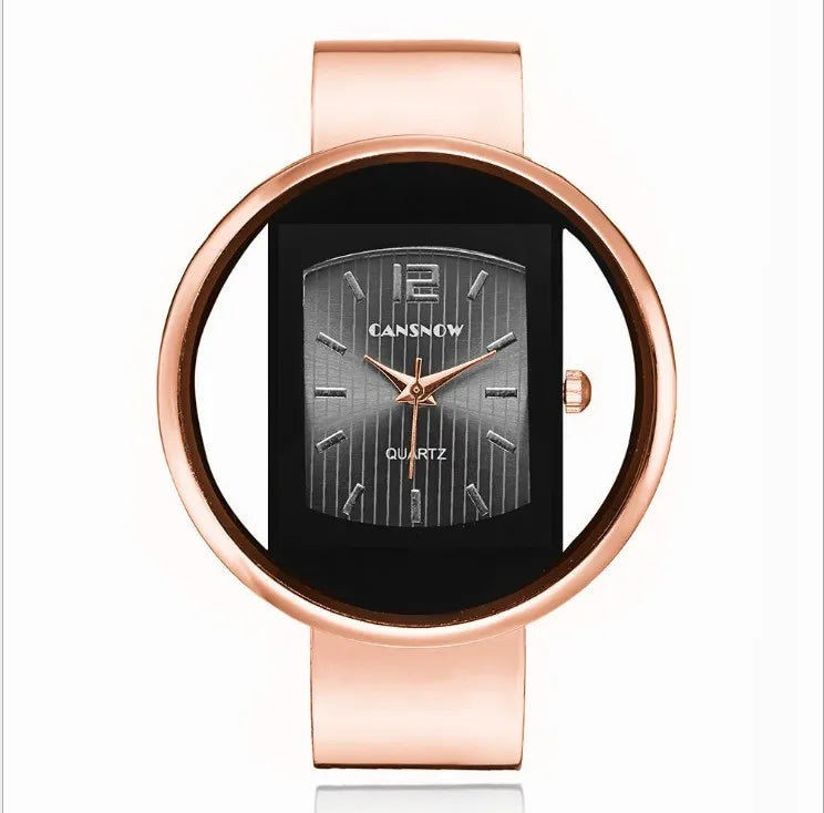 Women's Minimalist Steel Bracelet Quartz Watch