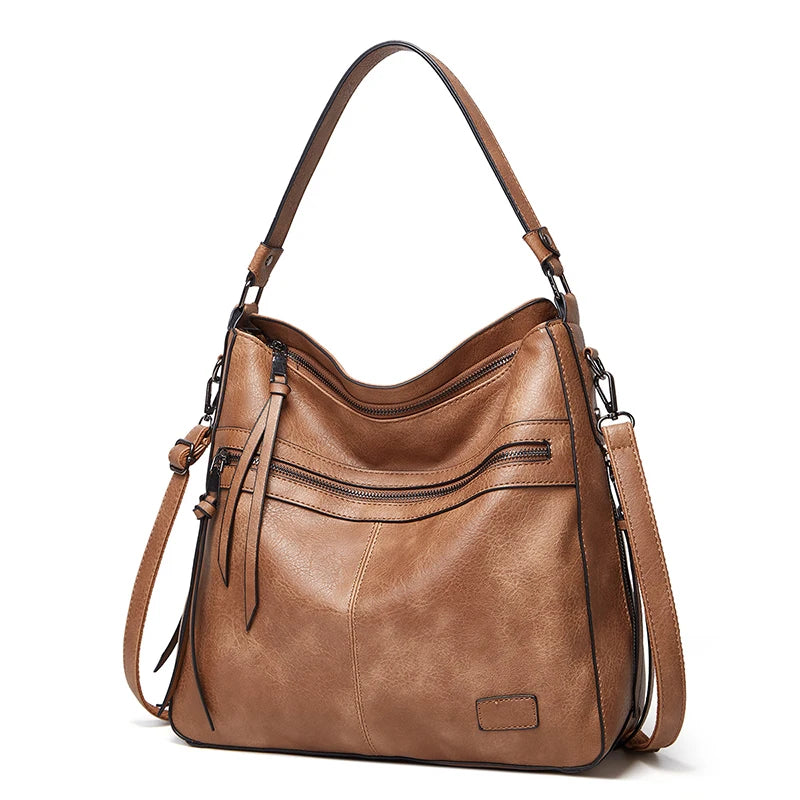 Large Leather Travel Bag