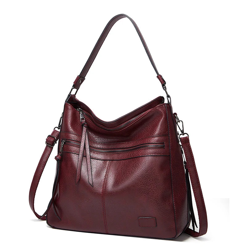 Large Leather Travel Bag