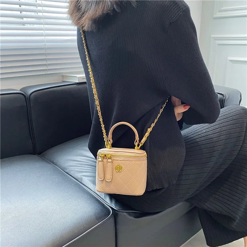 Square Designer Crossbody Bag