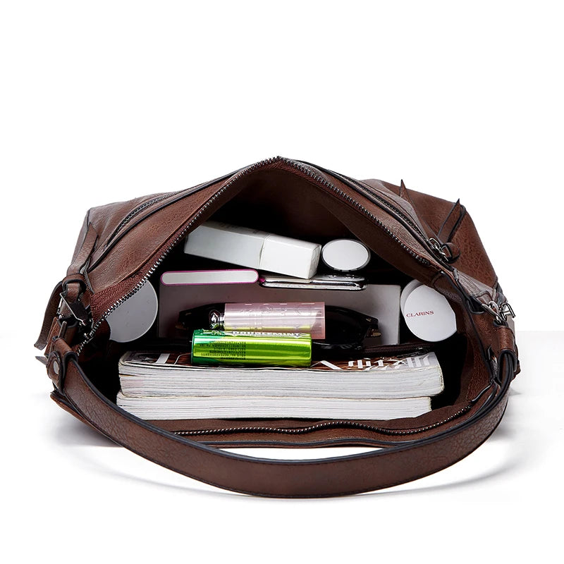 Large Leather Travel Bag
