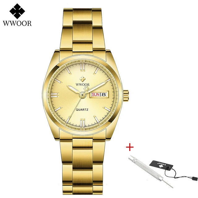 WWOOR Green Bracelet Ladies Watch