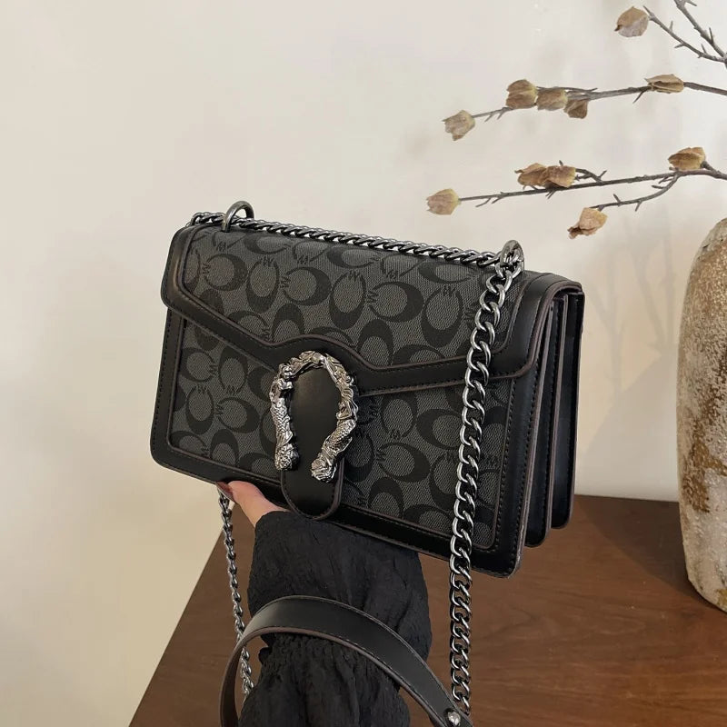 Frosted Luxury Shoulder Handbag
