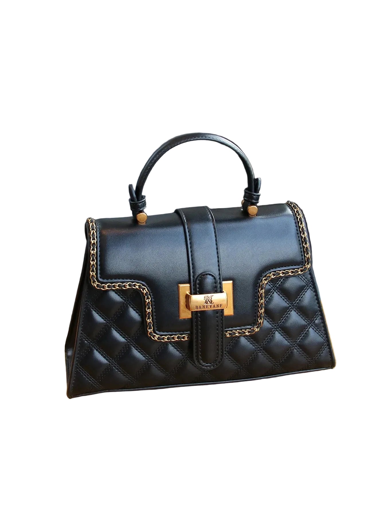 Rhombic Embroidery Handbag