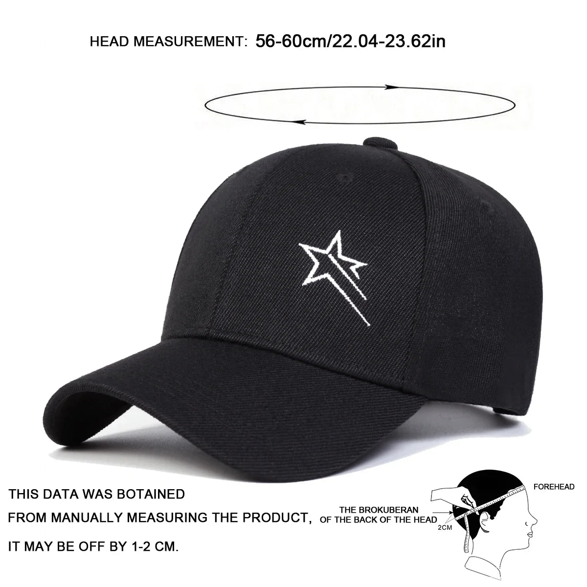 Star Embroidery Trucker Cap