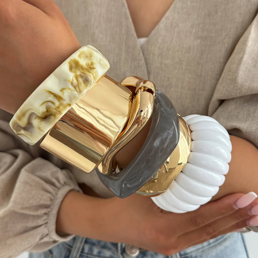Chunky Acrylic Resin Bracelet
