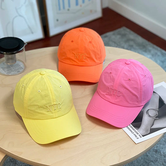 Embroidered Quick-Dry Women Cap