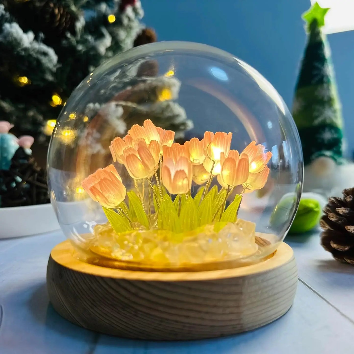 Tulip LED Night Light Flower Desk Lamp