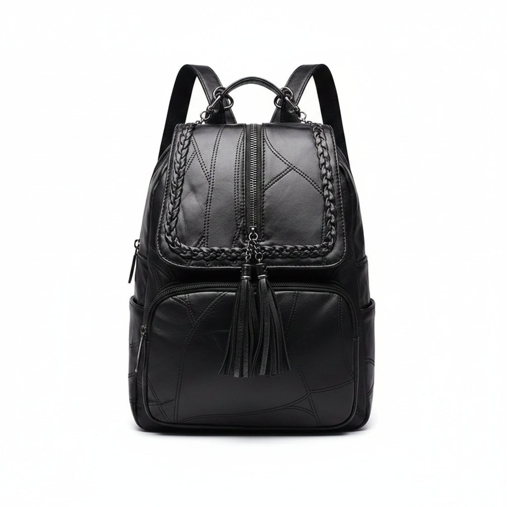 Women's PU Leather Backpack School Casual