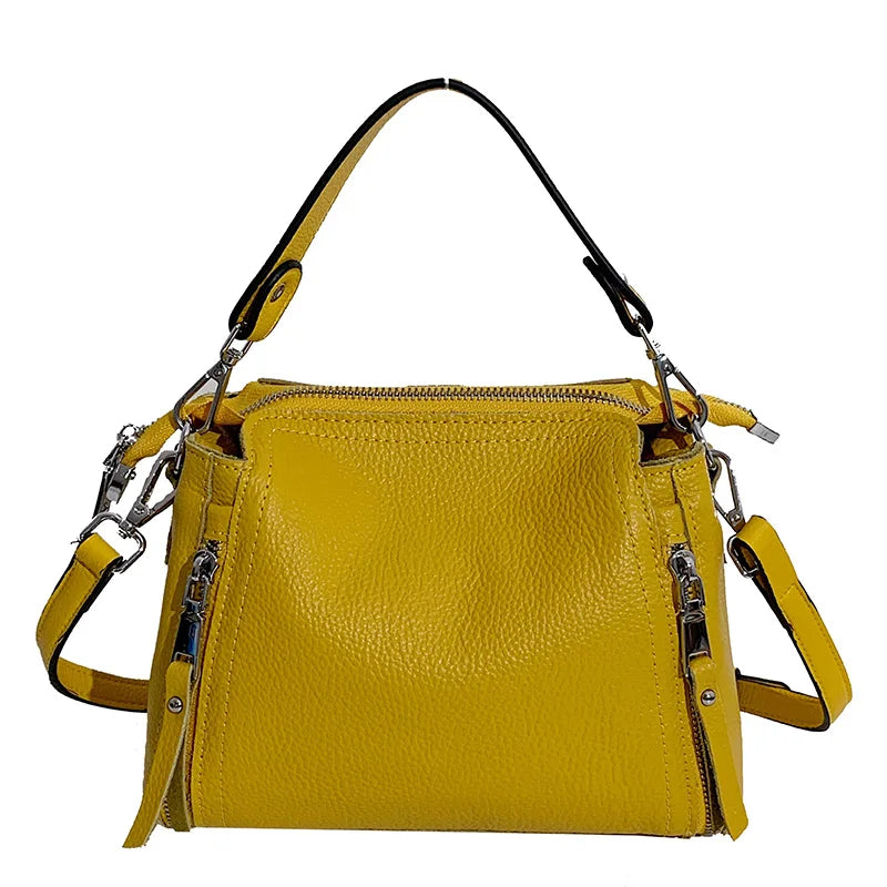 Cowhide Leather Women Tote Bag