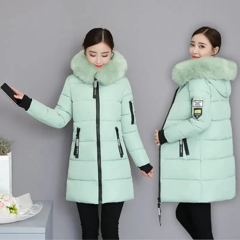 Hooded Cotton Women Parka