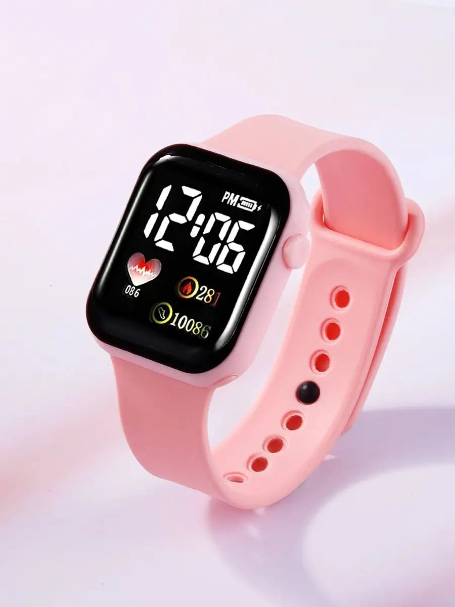 LED Electronic Watch & Jewelry Set