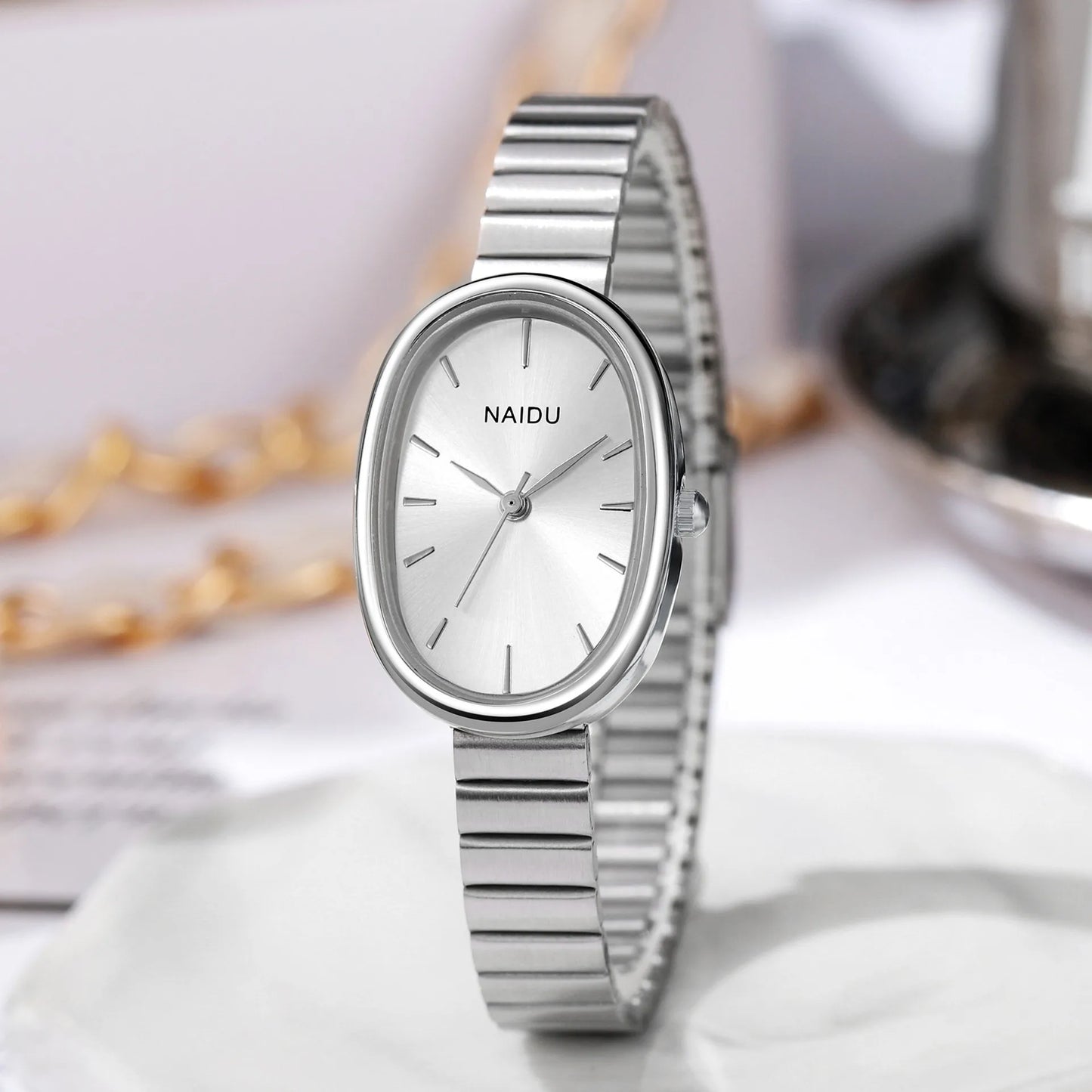 Gold Bracelet Vintage Ladies Watch