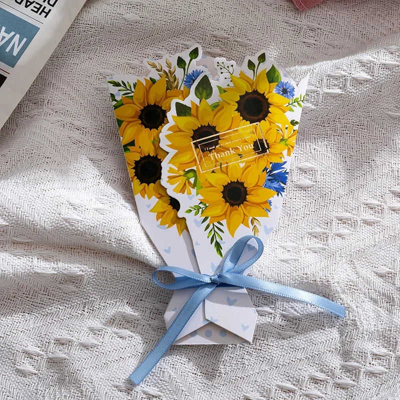 3D Carnation Greeting Card Birthday Gift