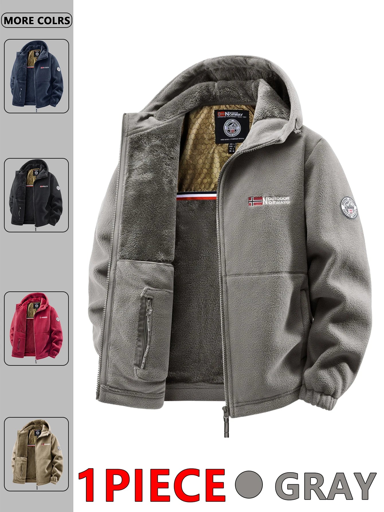 Men's Hooded Outdoor Jacket