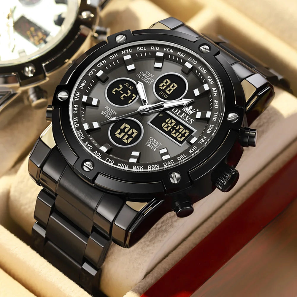OLEVS Multifunctional Luminous Men's Watch