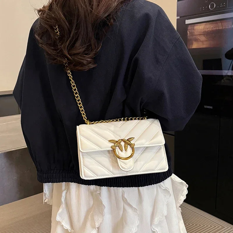 Leather Shoulder Bag Elegant