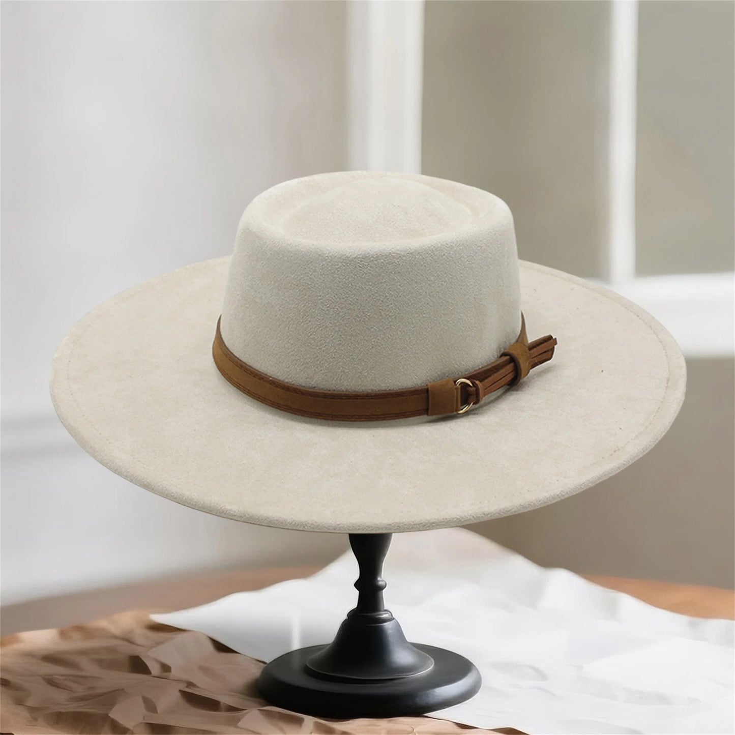Wide Brim Elegant Top Hat