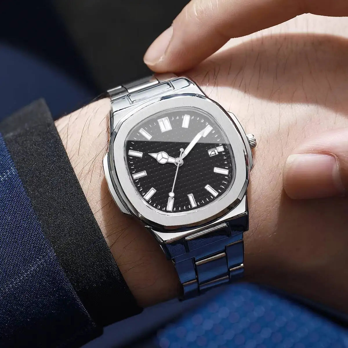 Men's Luxury Square Business Quartz Watch