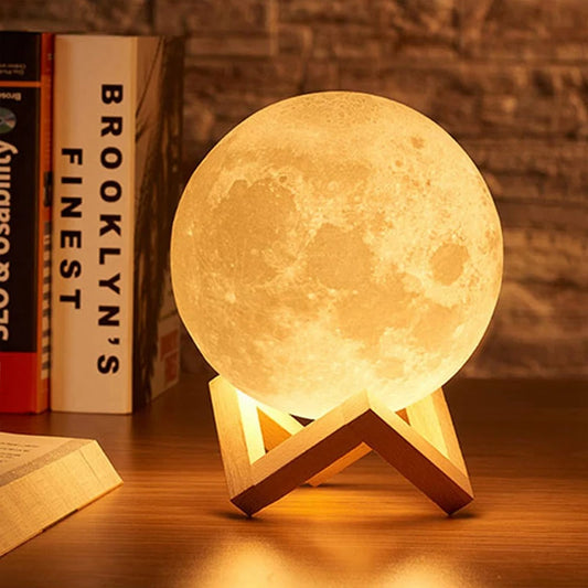 Moon LED Night Light Kids Bedroom Decor