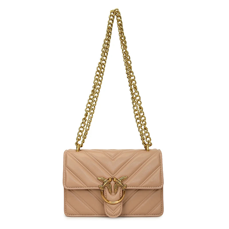 Leather Shoulder Bag Elegant