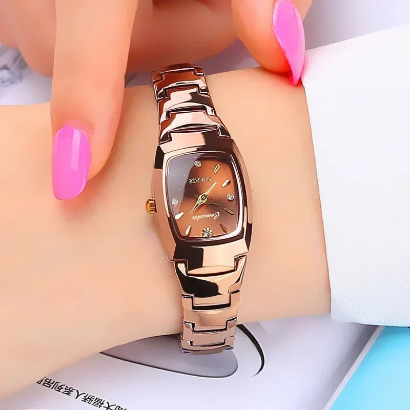 Rose Gold Tungsten Ladies Watch