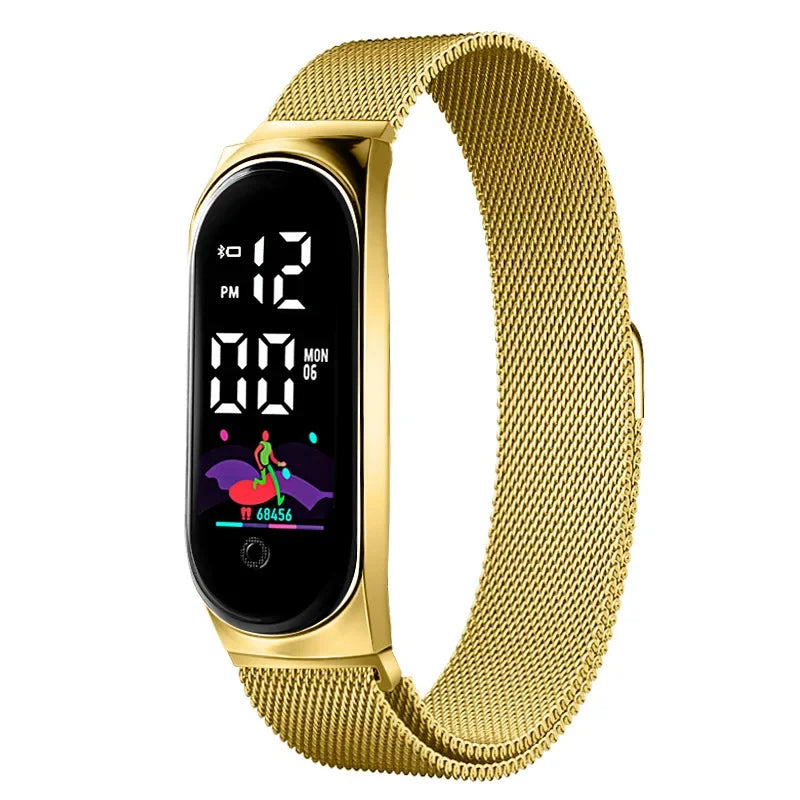 Digital Magnetic Watch Women