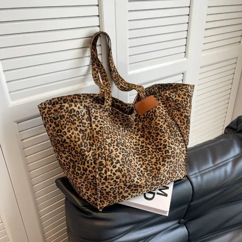Vintage Leather Tote Bag