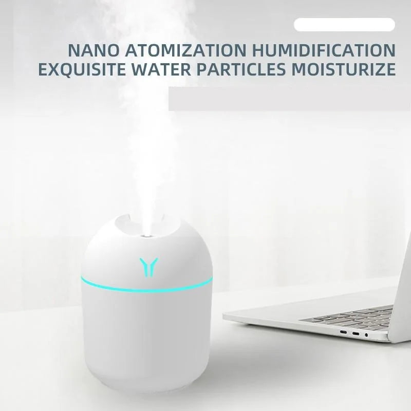 USB Mini Humidifier Aroma Diffuser LED 250ml