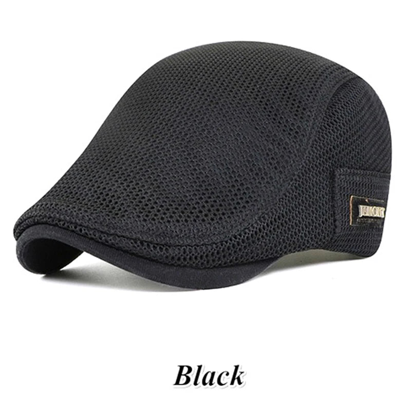 Mesh Breathable Newsboy Beret