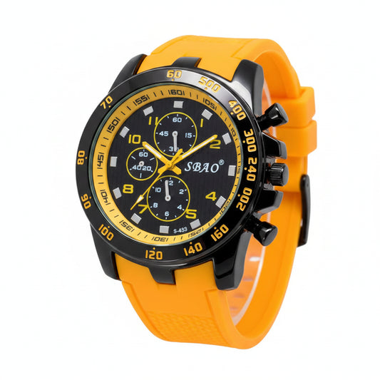 Men's Military Silicone Waterproof Quartz Watch
