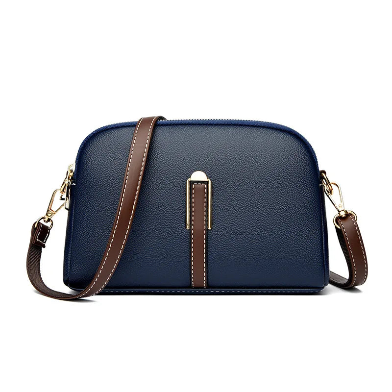 Women's Cowhide Flap Luxury Crossbody Bag