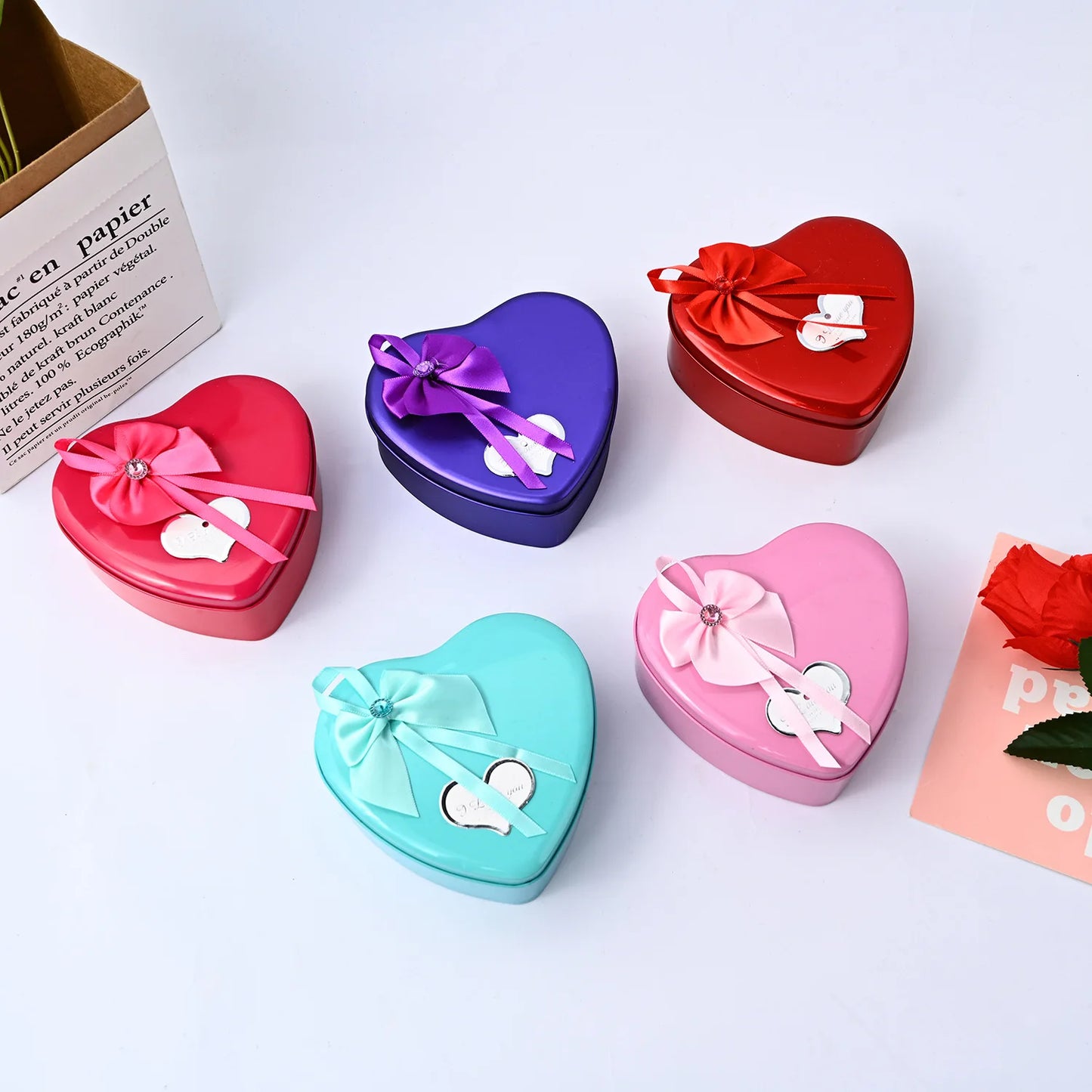 Teddy Bear Rose Gift Box Valentine Mother