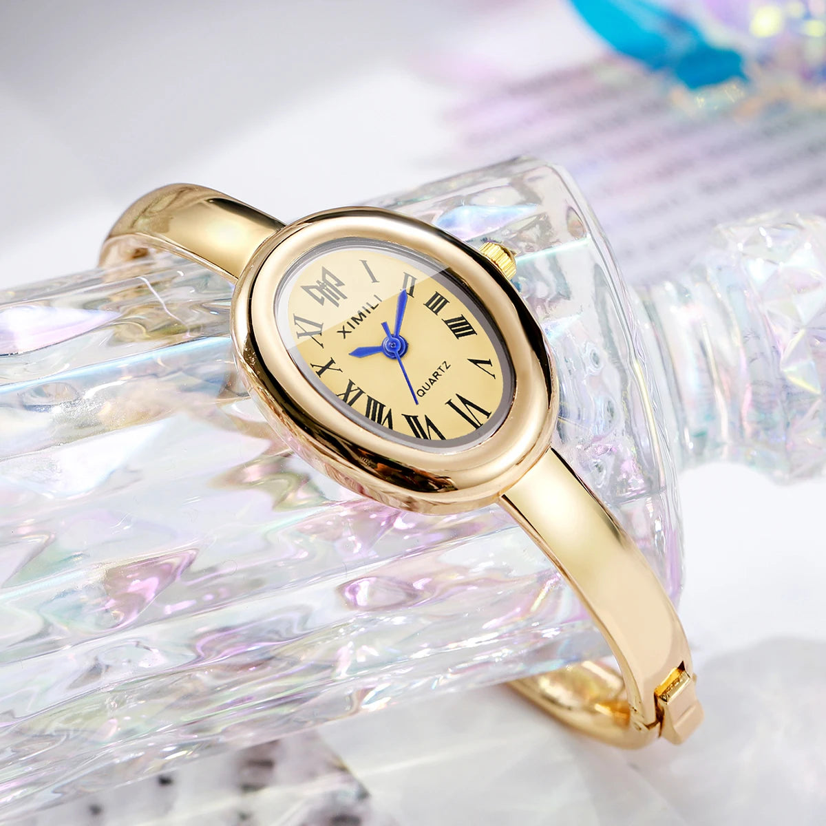 Oval Dial Bracelet Watch