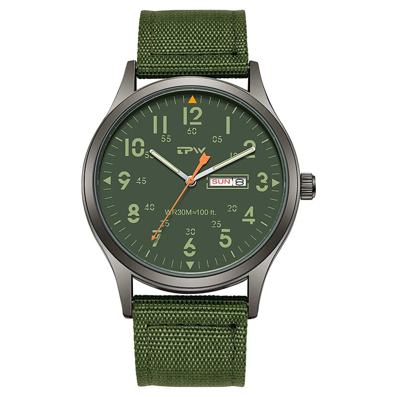 TPW Field Fabric Strap Watch