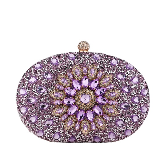 Rhinestone Diamond Evening Clutch